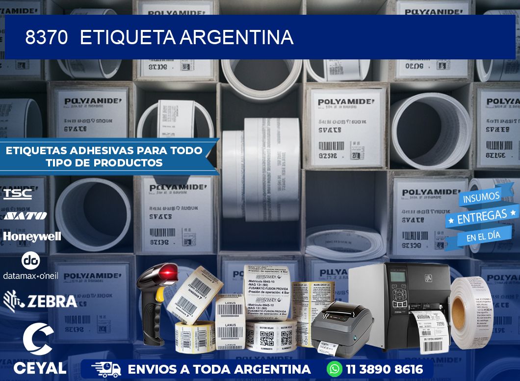 8370  ETIQUETA ARGENTINA