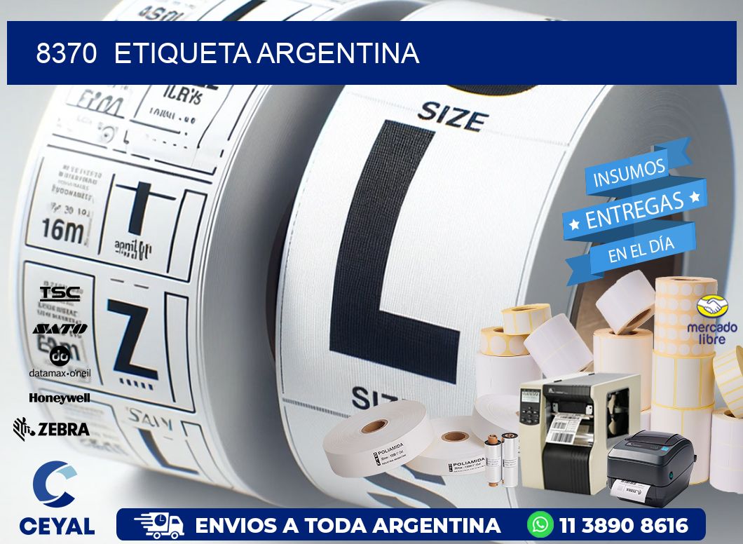 8370  ETIQUETA ARGENTINA