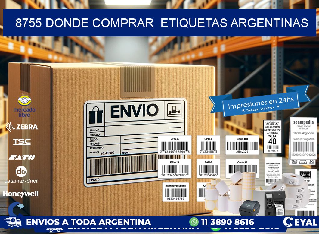 8755 DONDE COMPRAR  ETIQUETAS ARGENTINAS