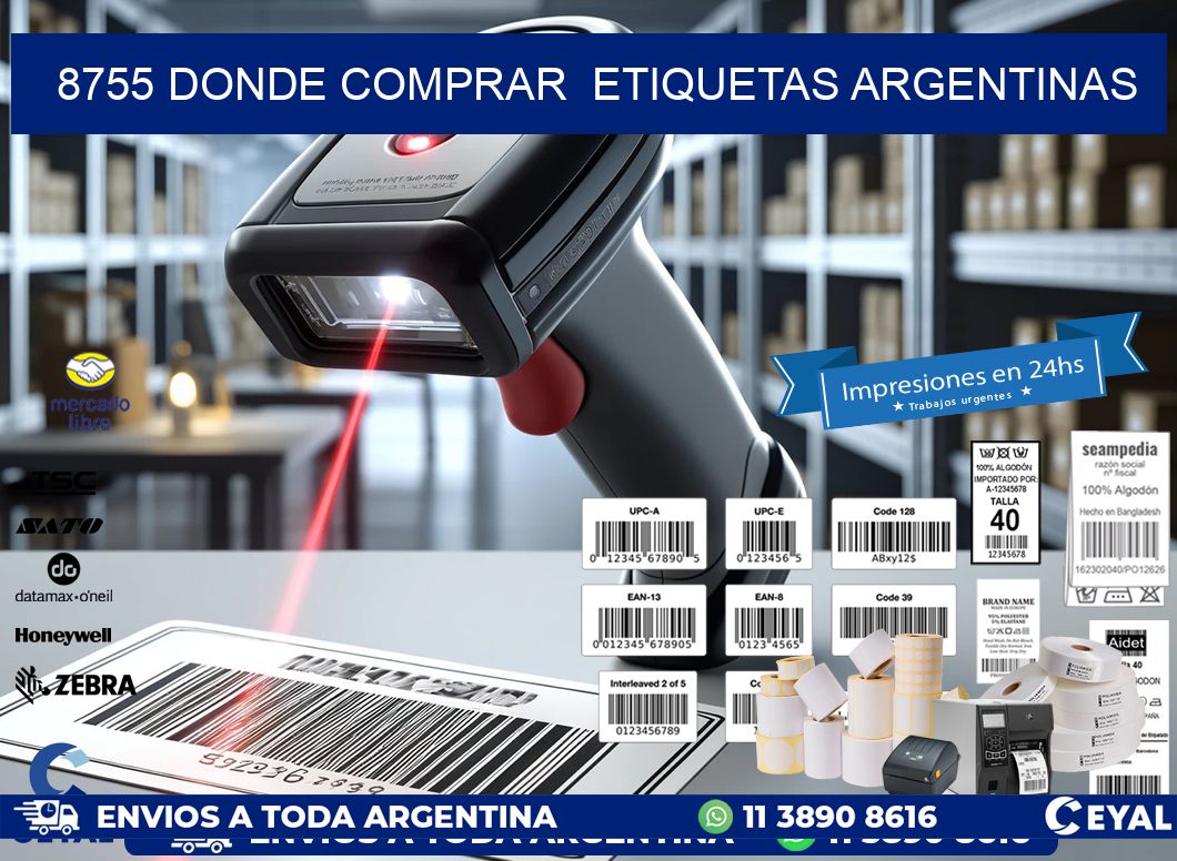 8755 DONDE COMPRAR  ETIQUETAS ARGENTINAS