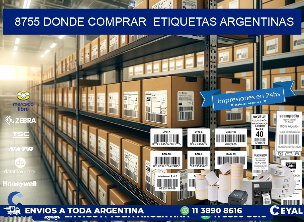 8755 DONDE COMPRAR  ETIQUETAS ARGENTINAS