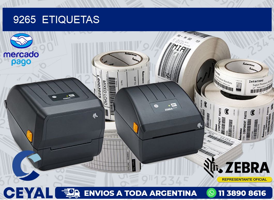 9265  ETIQUETAS