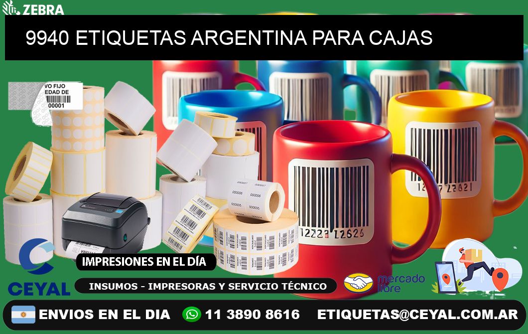 9940 ETIQUETAS ARGENTINA PARA CAJAS