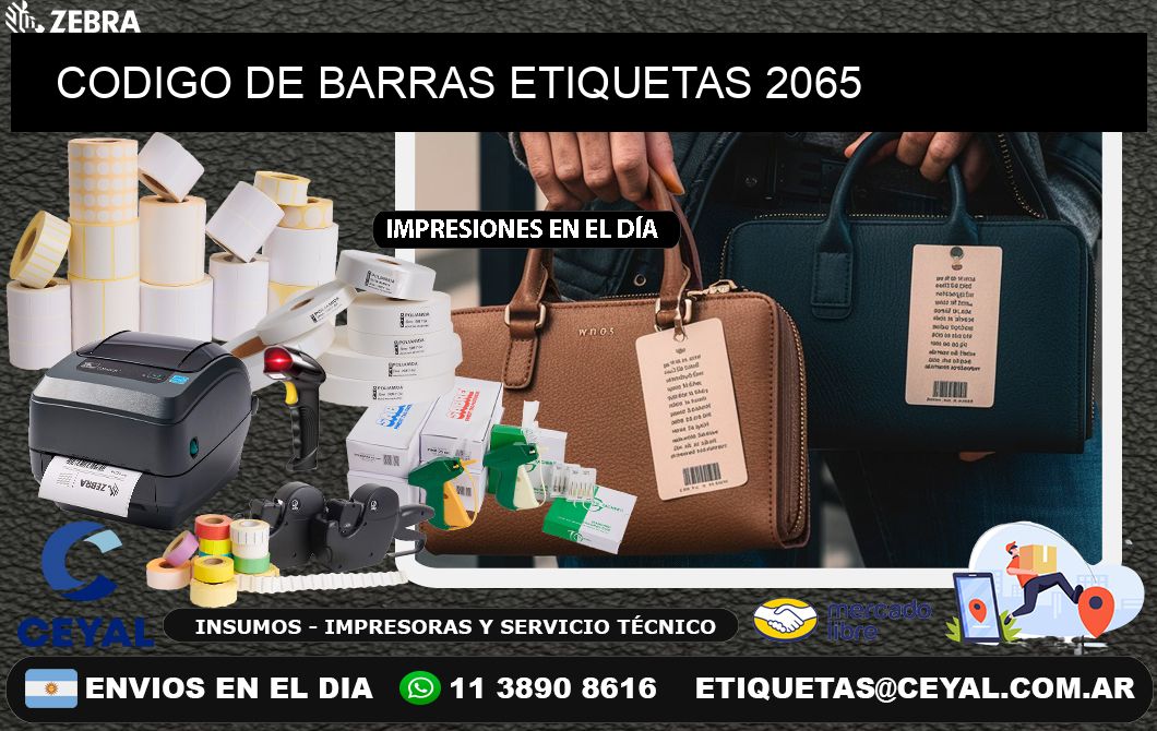 CODIGO DE BARRAS ETIQUETAS 2065