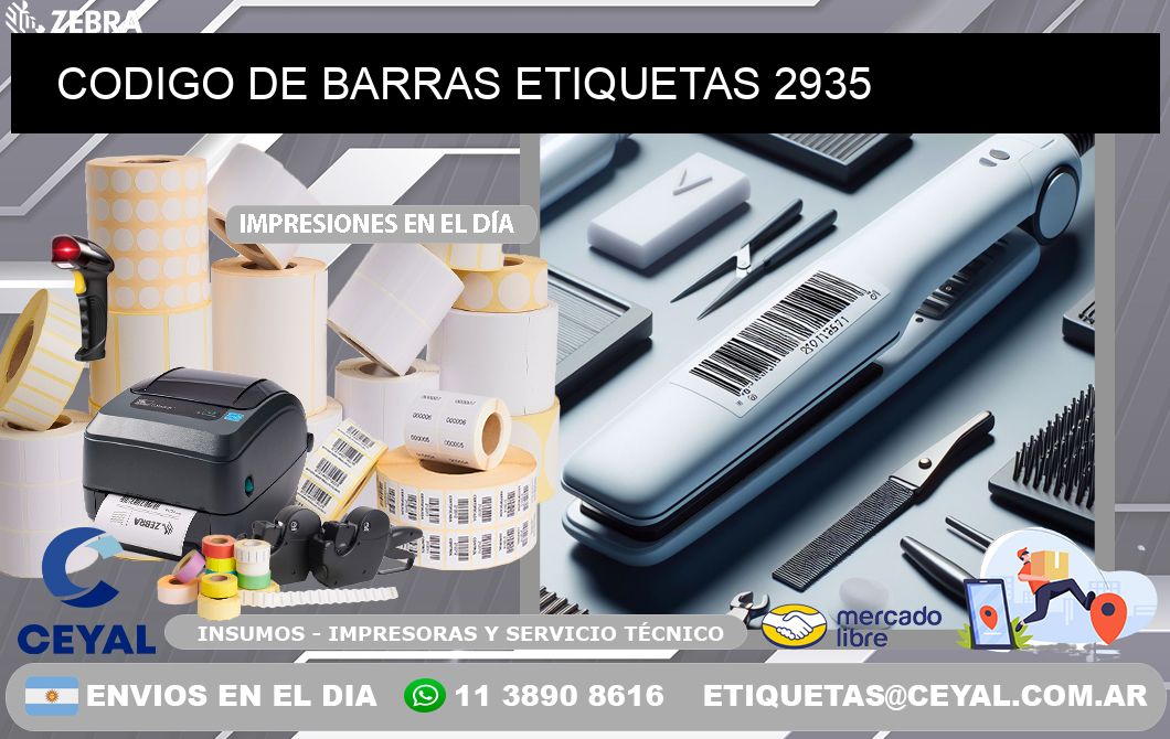 CODIGO DE BARRAS ETIQUETAS 2935