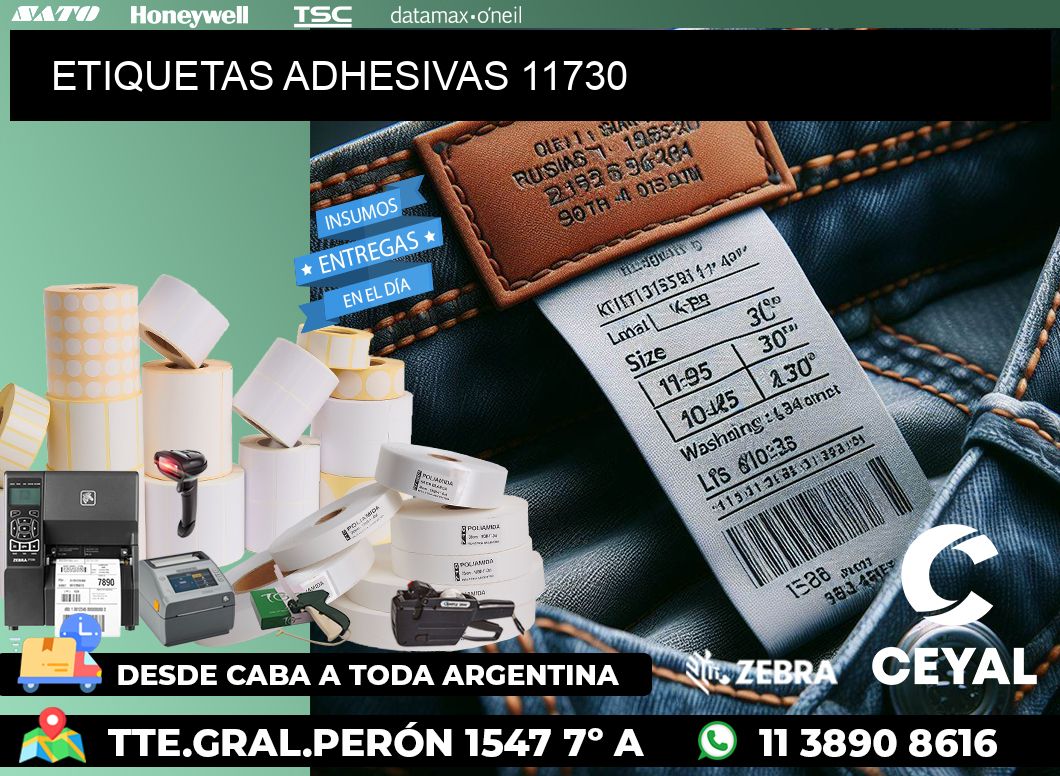 ETIQUETAS ADHESIVAS 11730