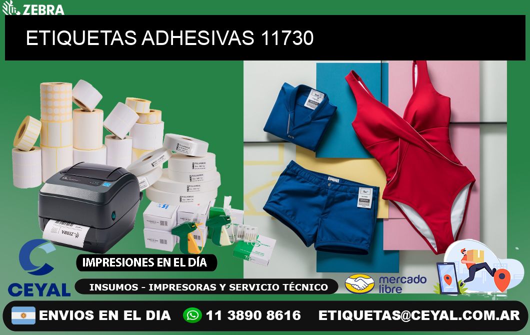 ETIQUETAS ADHESIVAS 11730