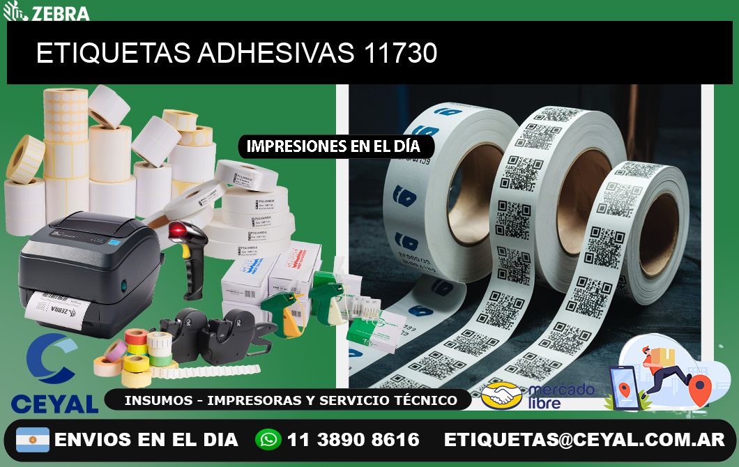 ETIQUETAS ADHESIVAS 11730