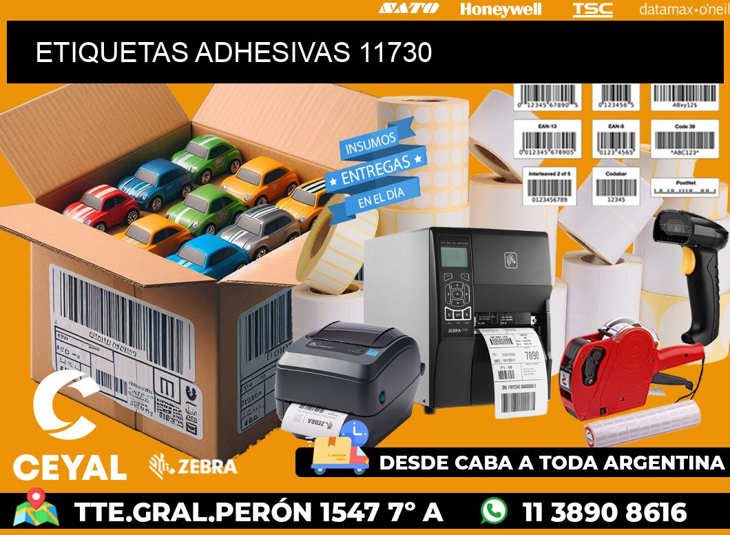 ETIQUETAS ADHESIVAS 11730