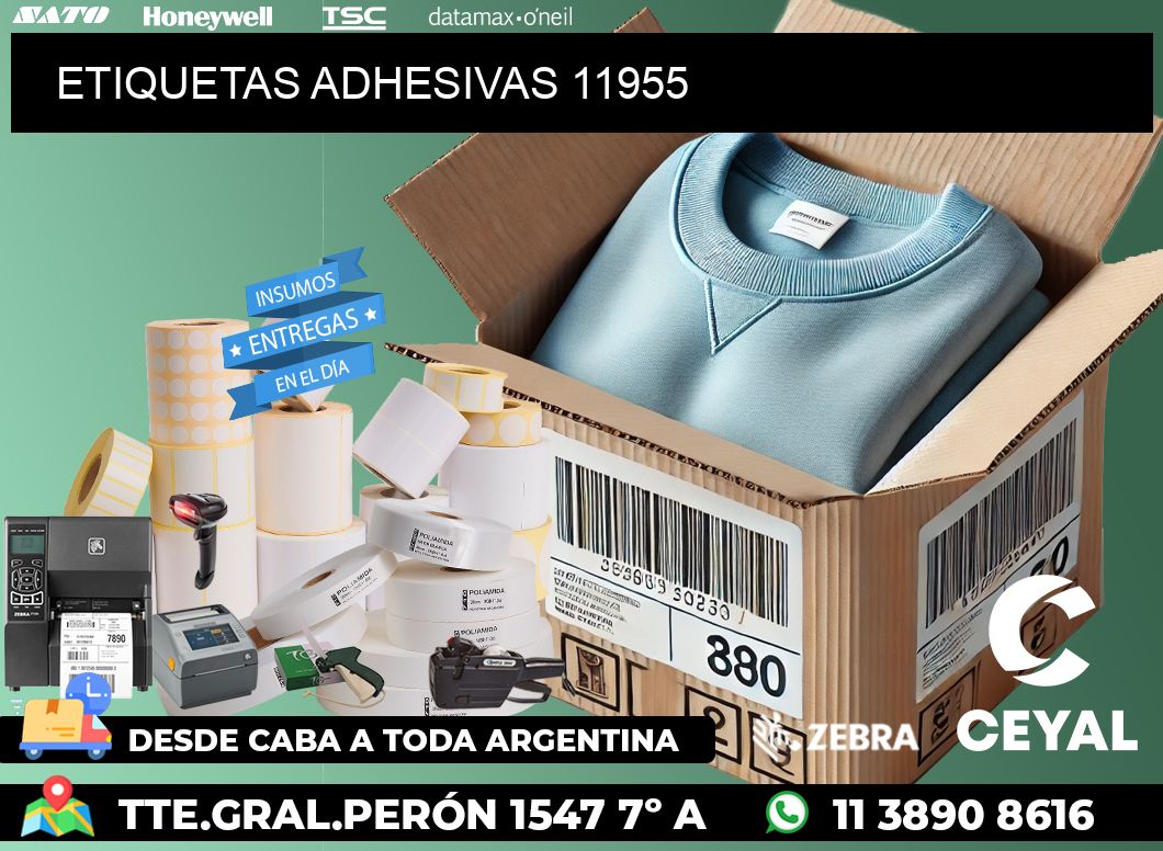 ETIQUETAS ADHESIVAS 11955