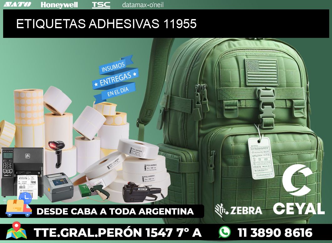 ETIQUETAS ADHESIVAS 11955