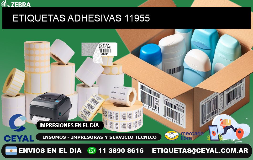 ETIQUETAS ADHESIVAS 11955