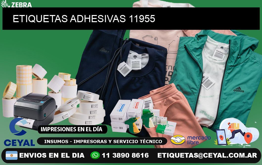 ETIQUETAS ADHESIVAS 11955