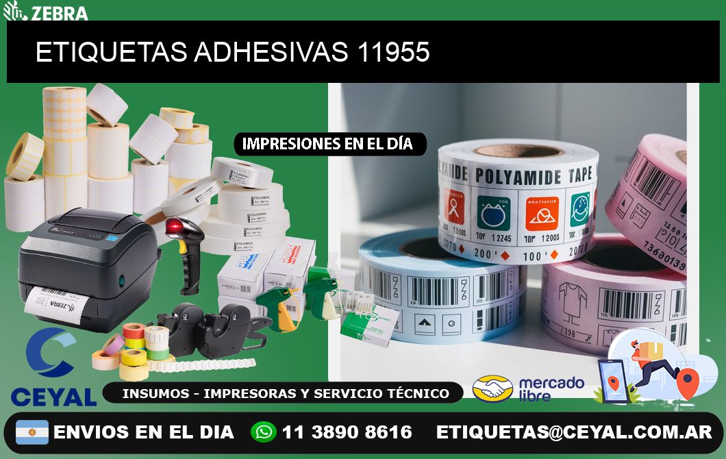 ETIQUETAS ADHESIVAS 11955