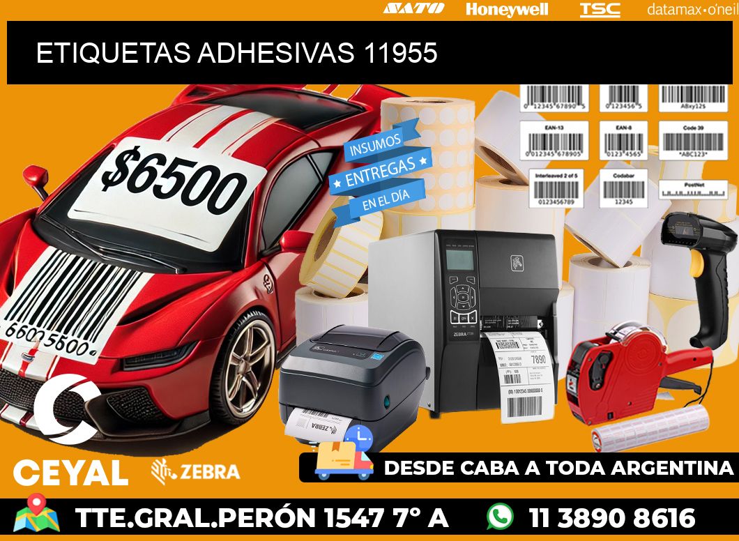 ETIQUETAS ADHESIVAS 11955