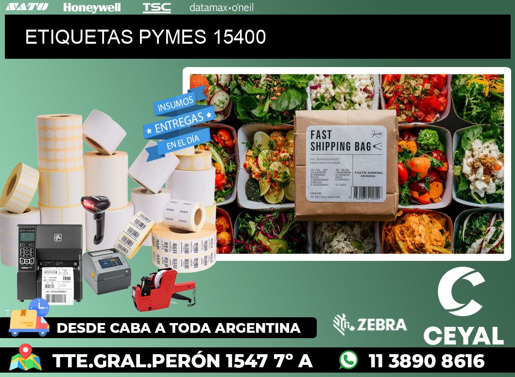 ETIQUETAS PYMES 15400