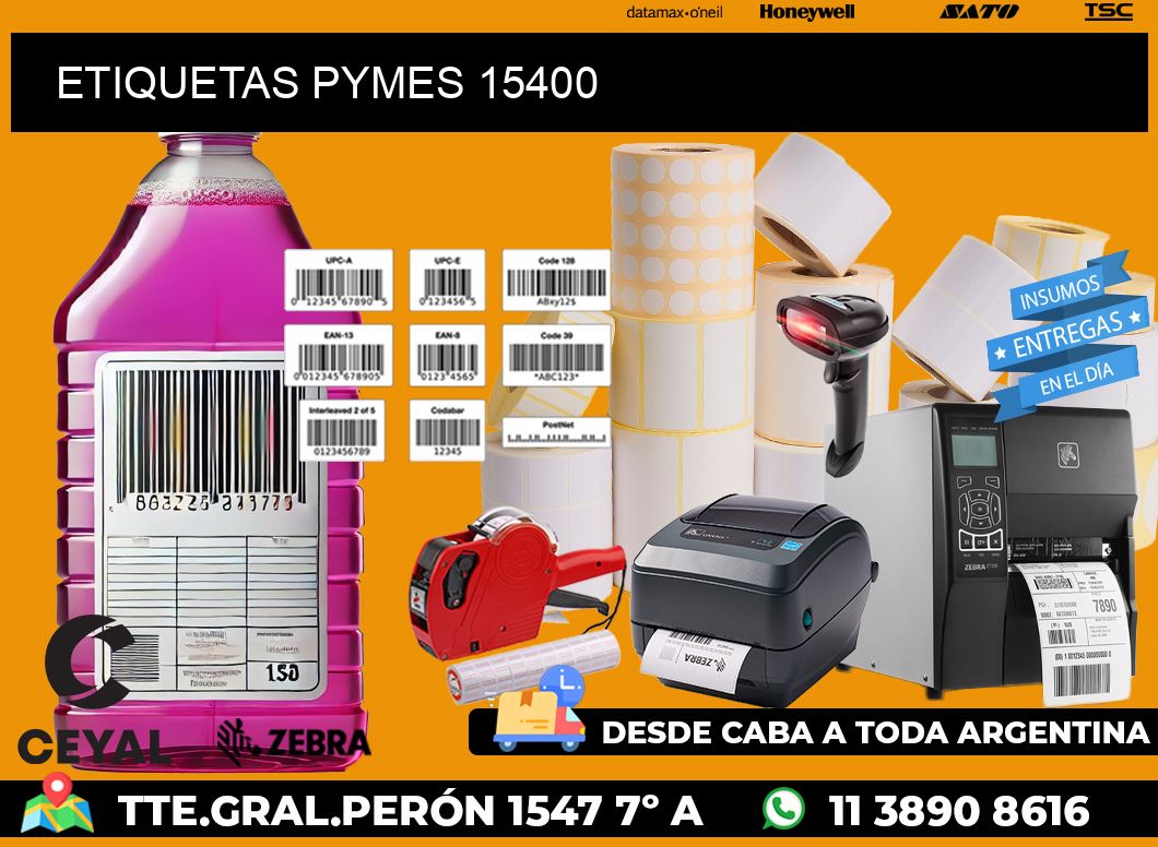 ETIQUETAS PYMES 15400