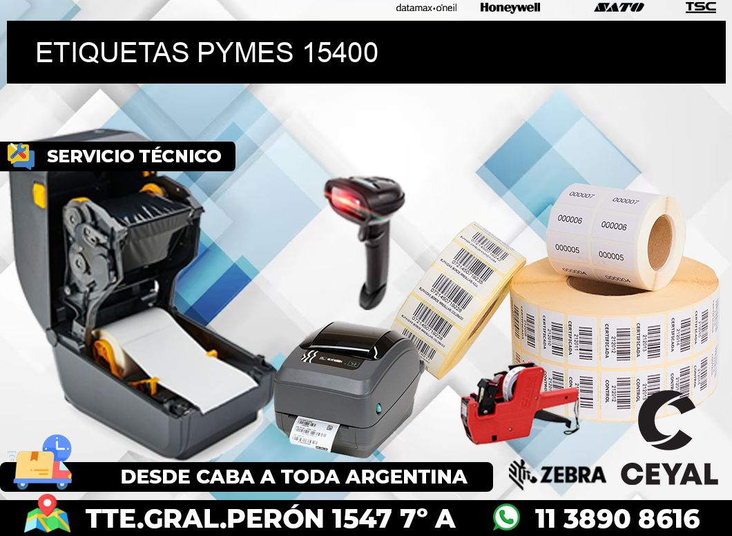 ETIQUETAS PYMES 15400