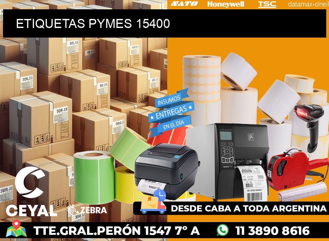 ETIQUETAS PYMES 15400