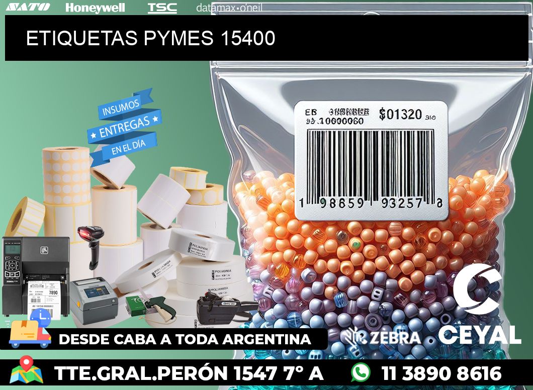 ETIQUETAS PYMES 15400