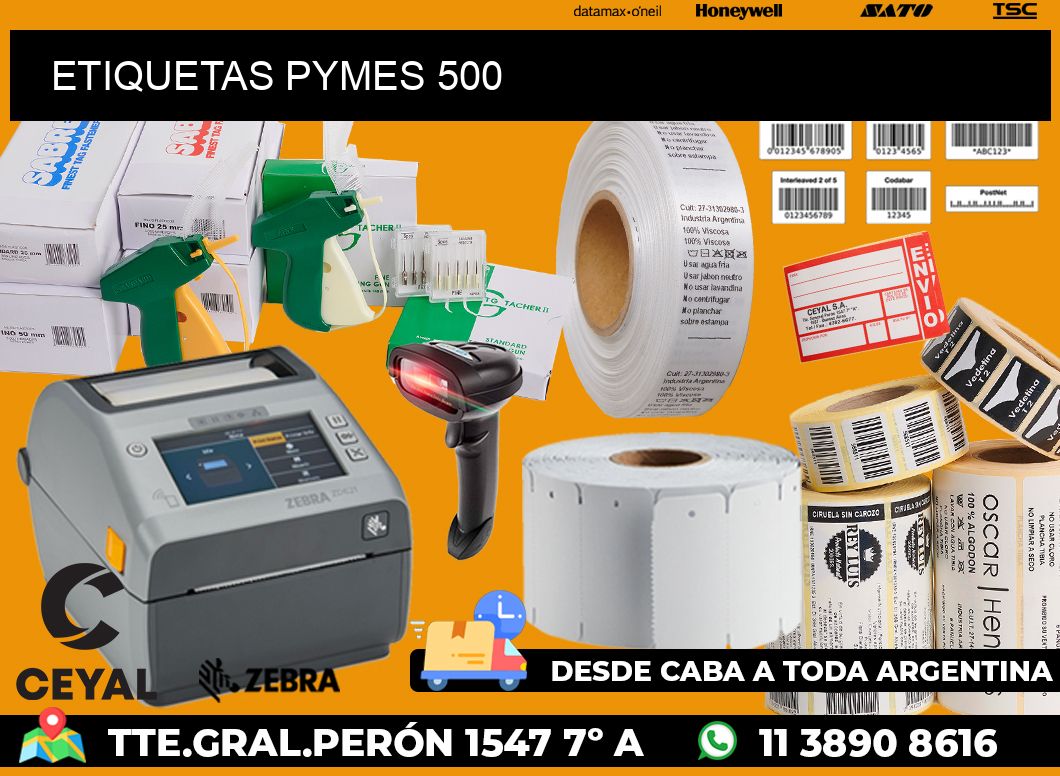 ETIQUETAS PYMES 500