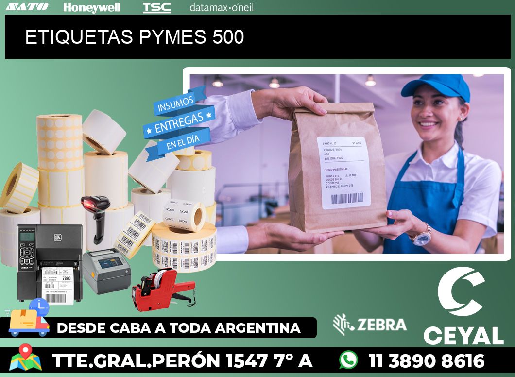 ETIQUETAS PYMES 500