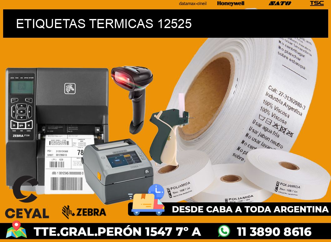 ETIQUETAS TERMICAS 12525