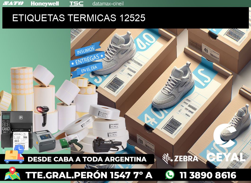 ETIQUETAS TERMICAS 12525