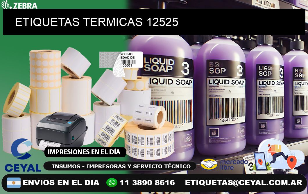 ETIQUETAS TERMICAS 12525