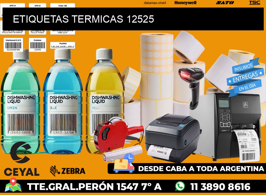 ETIQUETAS TERMICAS 12525