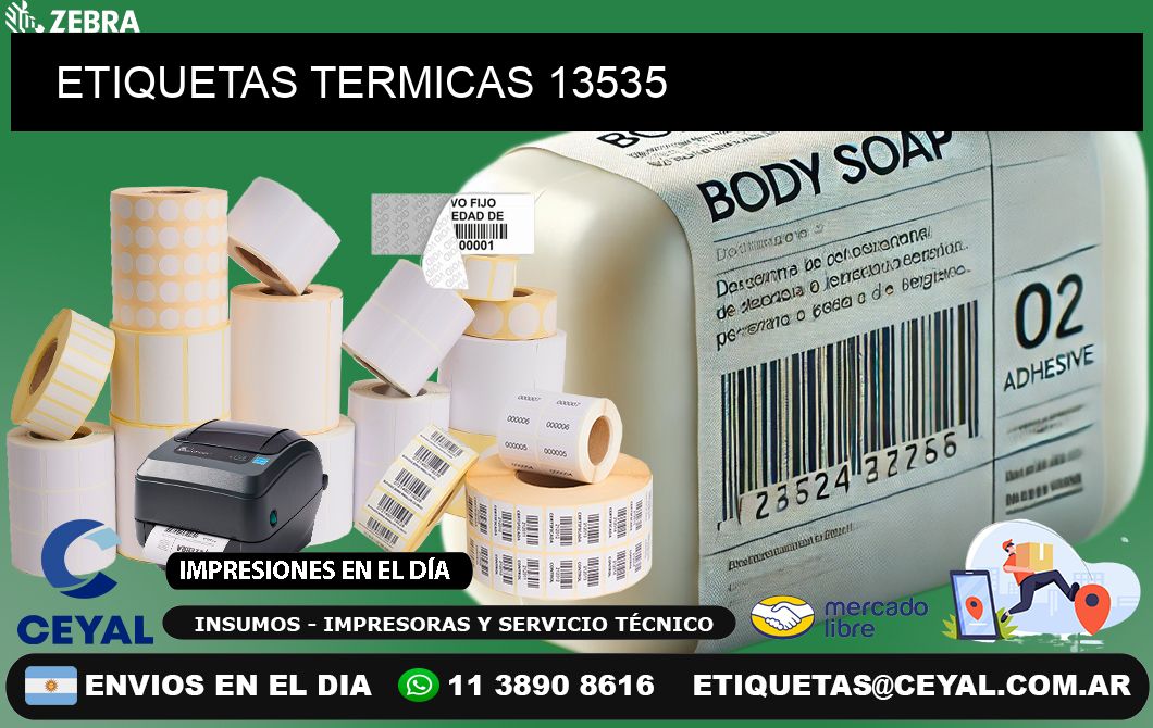 ETIQUETAS TERMICAS 13535