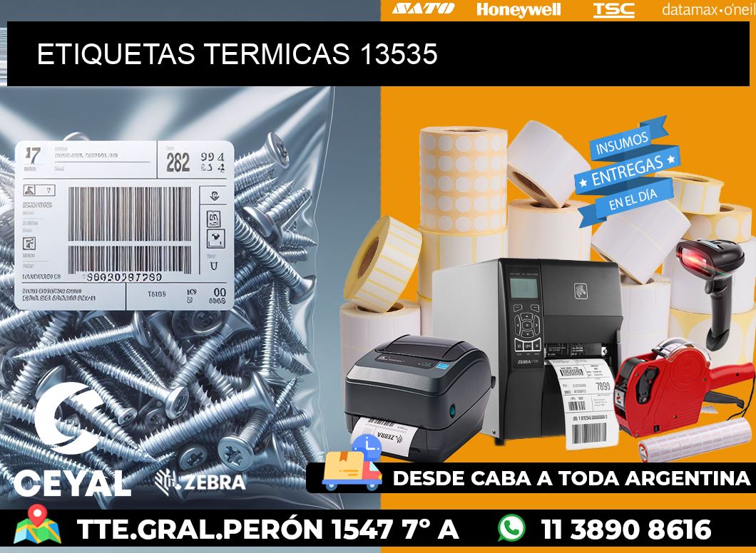 ETIQUETAS TERMICAS 13535