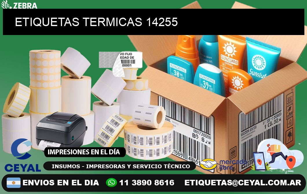 ETIQUETAS TERMICAS 14255