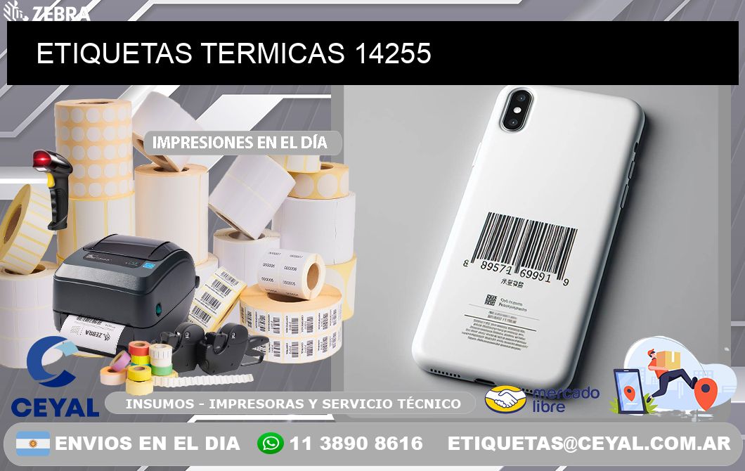 ETIQUETAS TERMICAS 14255