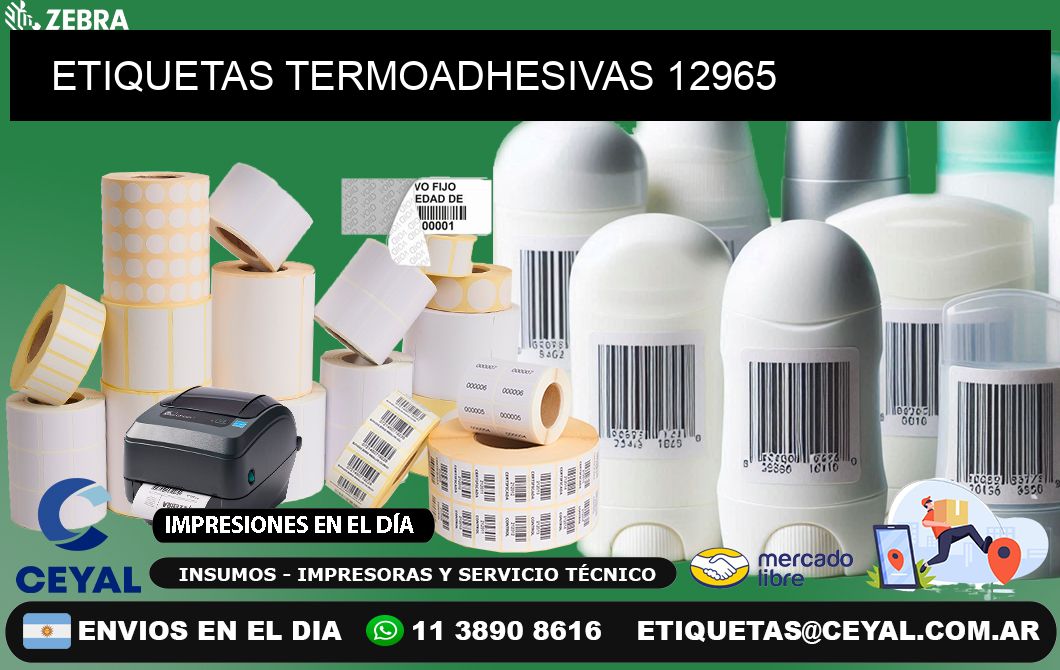 ETIQUETAS TERMOADHESIVAS 12965