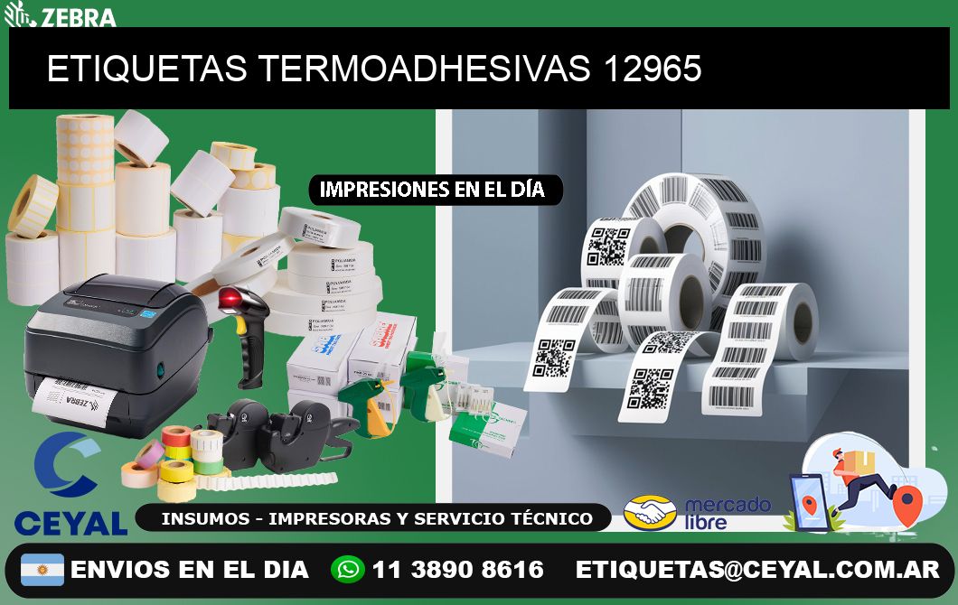 ETIQUETAS TERMOADHESIVAS 12965