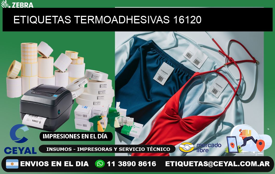 ETIQUETAS TERMOADHESIVAS 16120