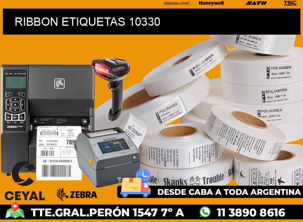 RIBBON ETIQUETAS 10330