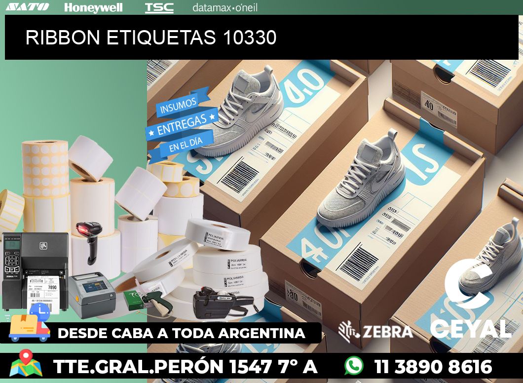 RIBBON ETIQUETAS 10330