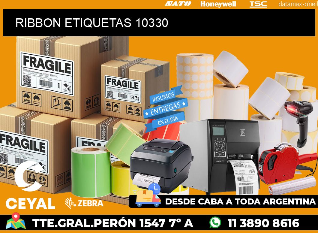 RIBBON ETIQUETAS 10330