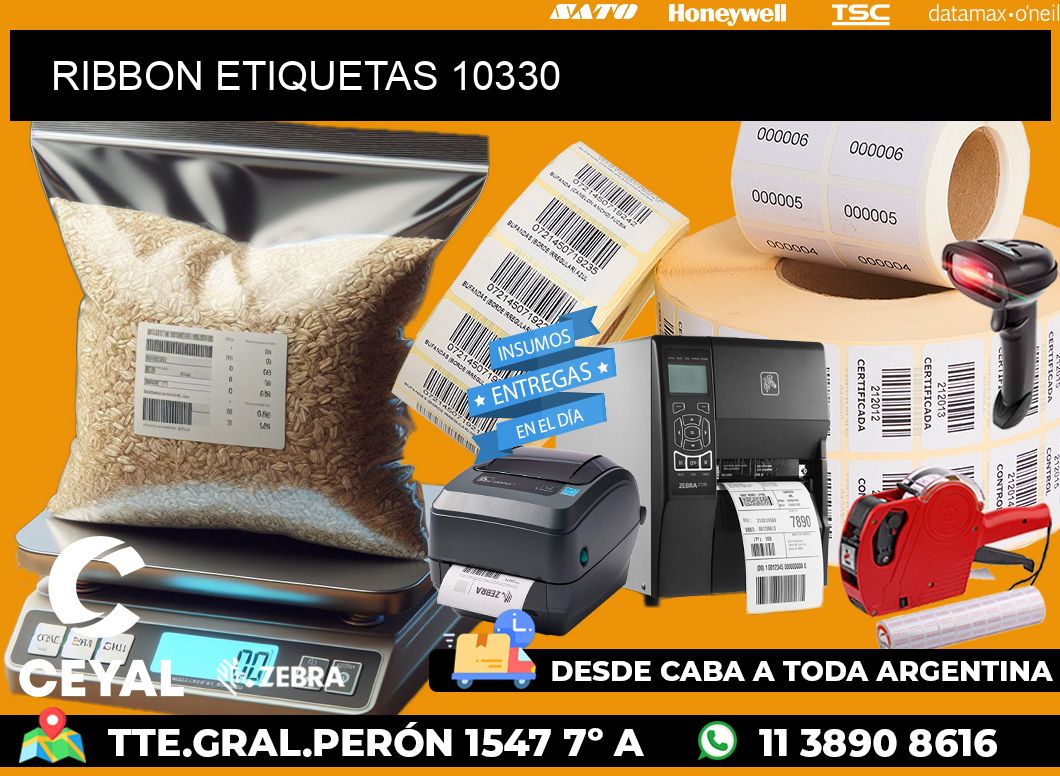 RIBBON ETIQUETAS 10330