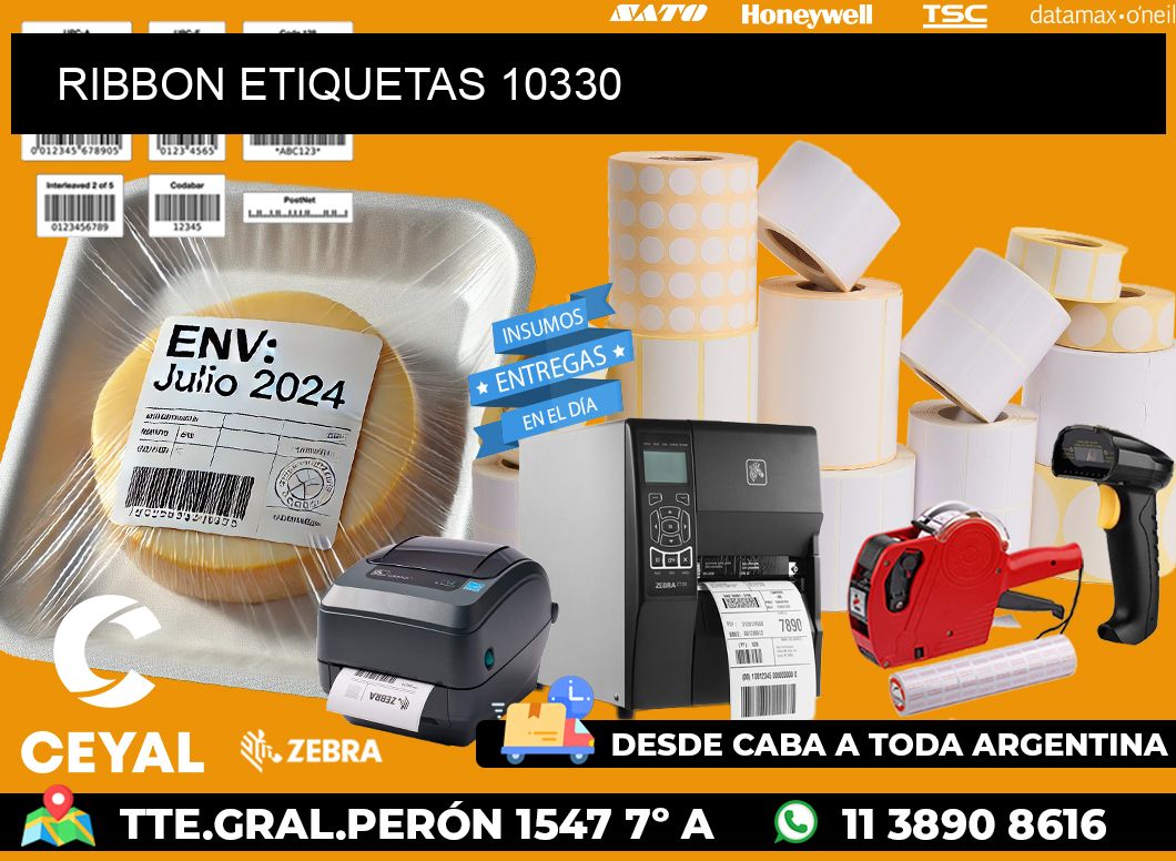 RIBBON ETIQUETAS 10330