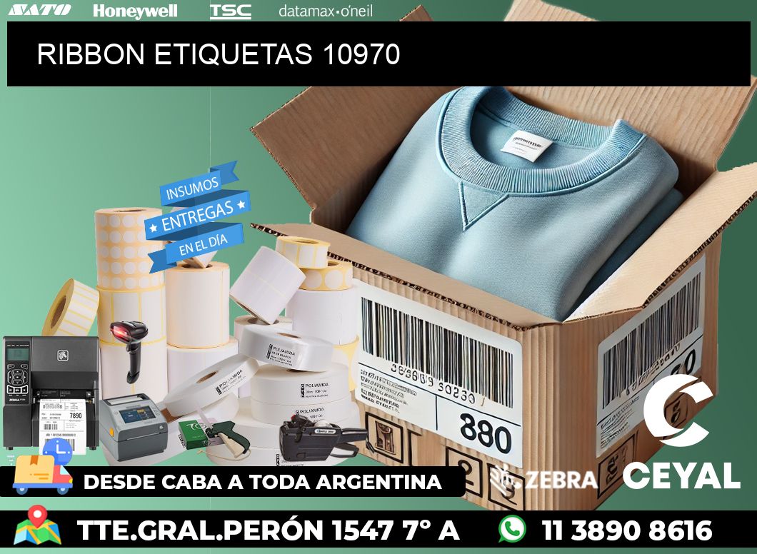 RIBBON ETIQUETAS 10970