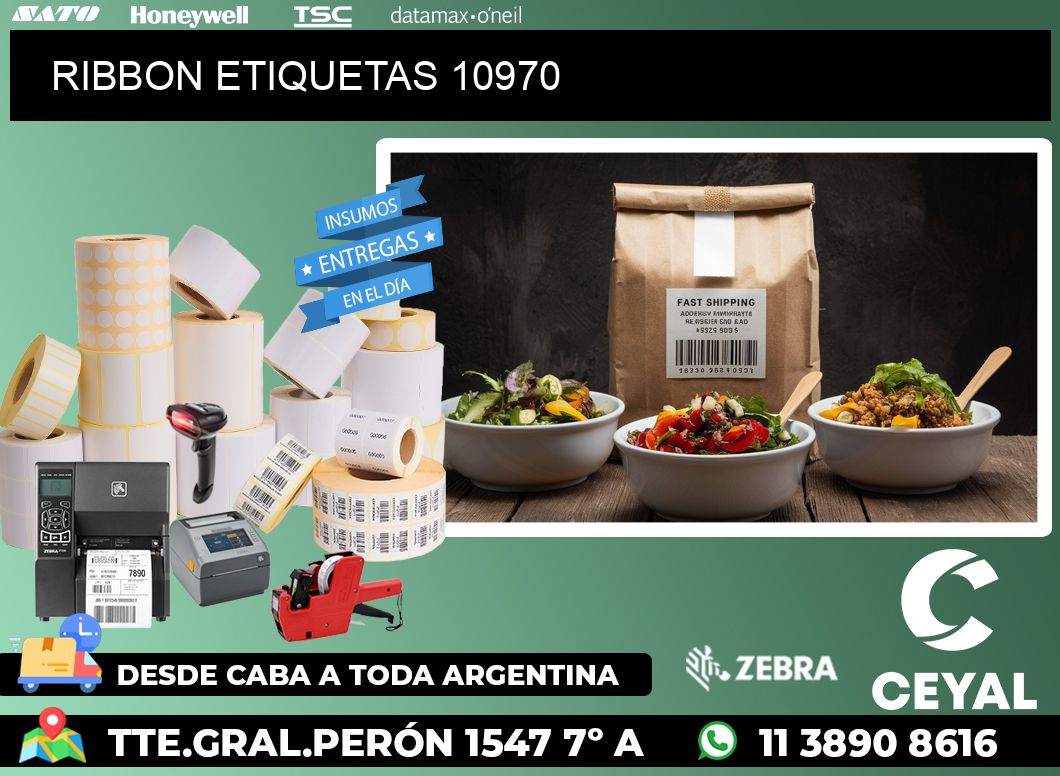 RIBBON ETIQUETAS 10970