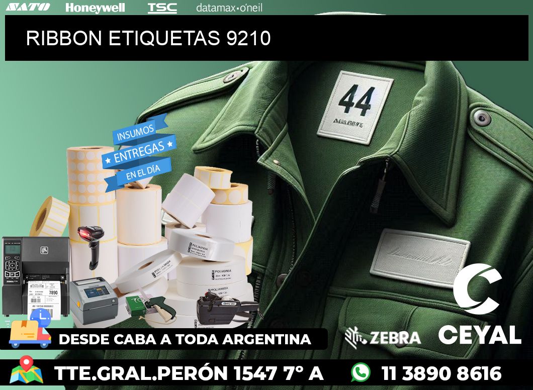 RIBBON ETIQUETAS 9210