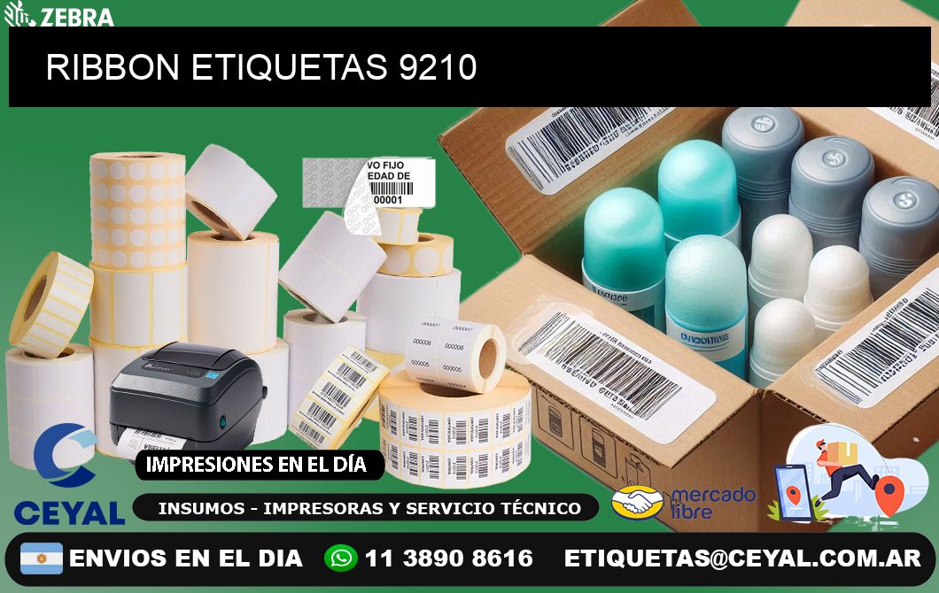 RIBBON ETIQUETAS 9210