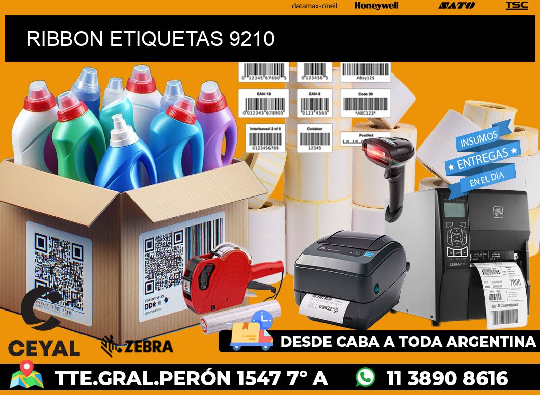 RIBBON ETIQUETAS 9210