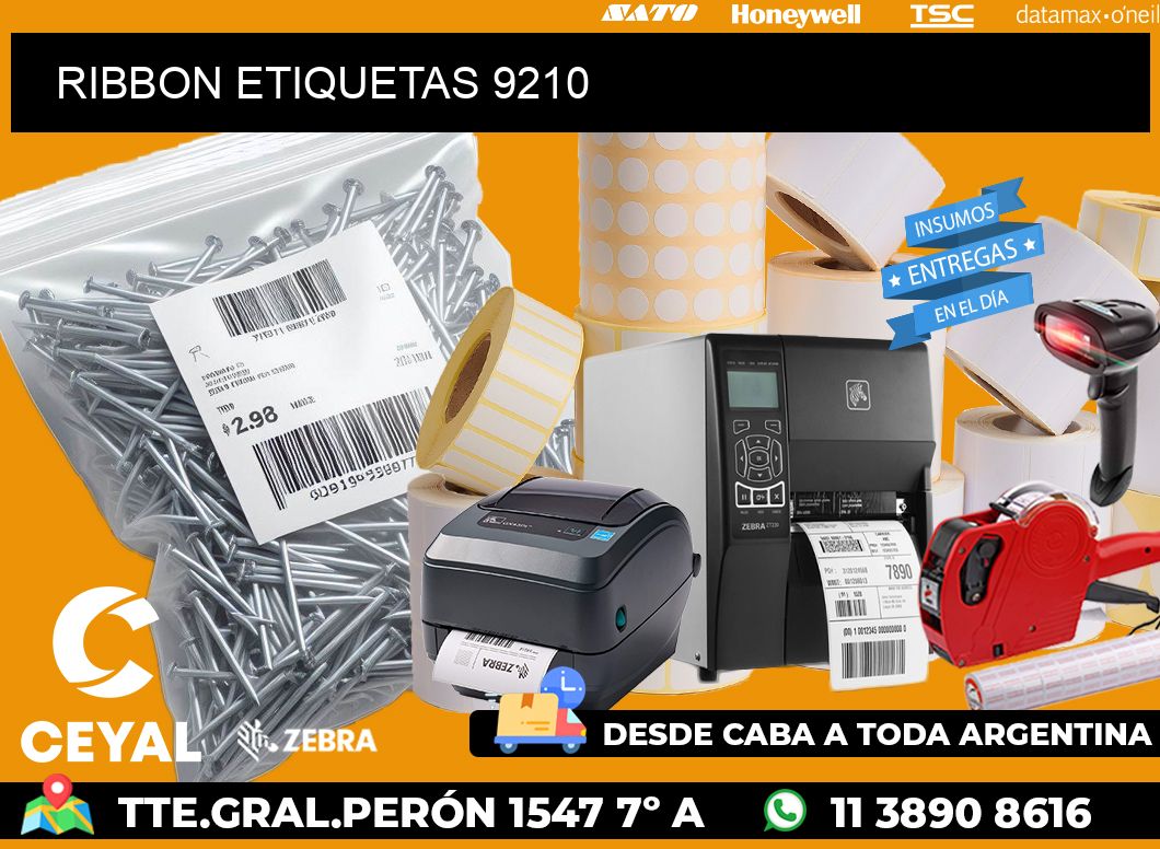 RIBBON ETIQUETAS 9210