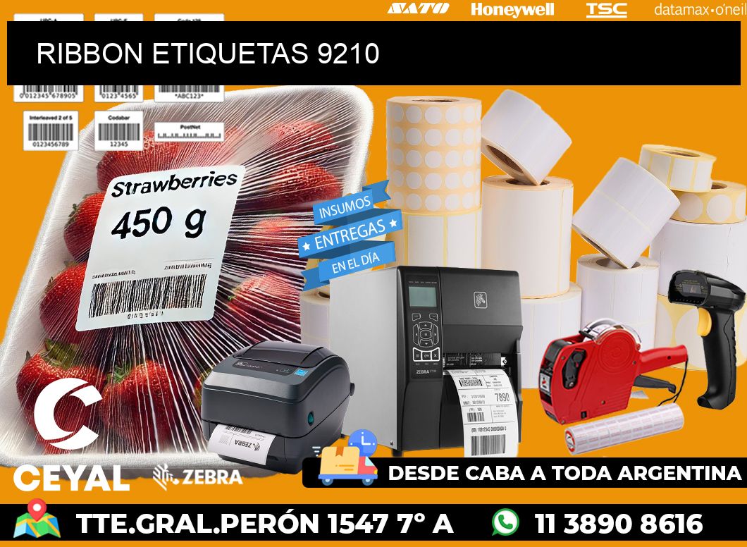 RIBBON ETIQUETAS 9210