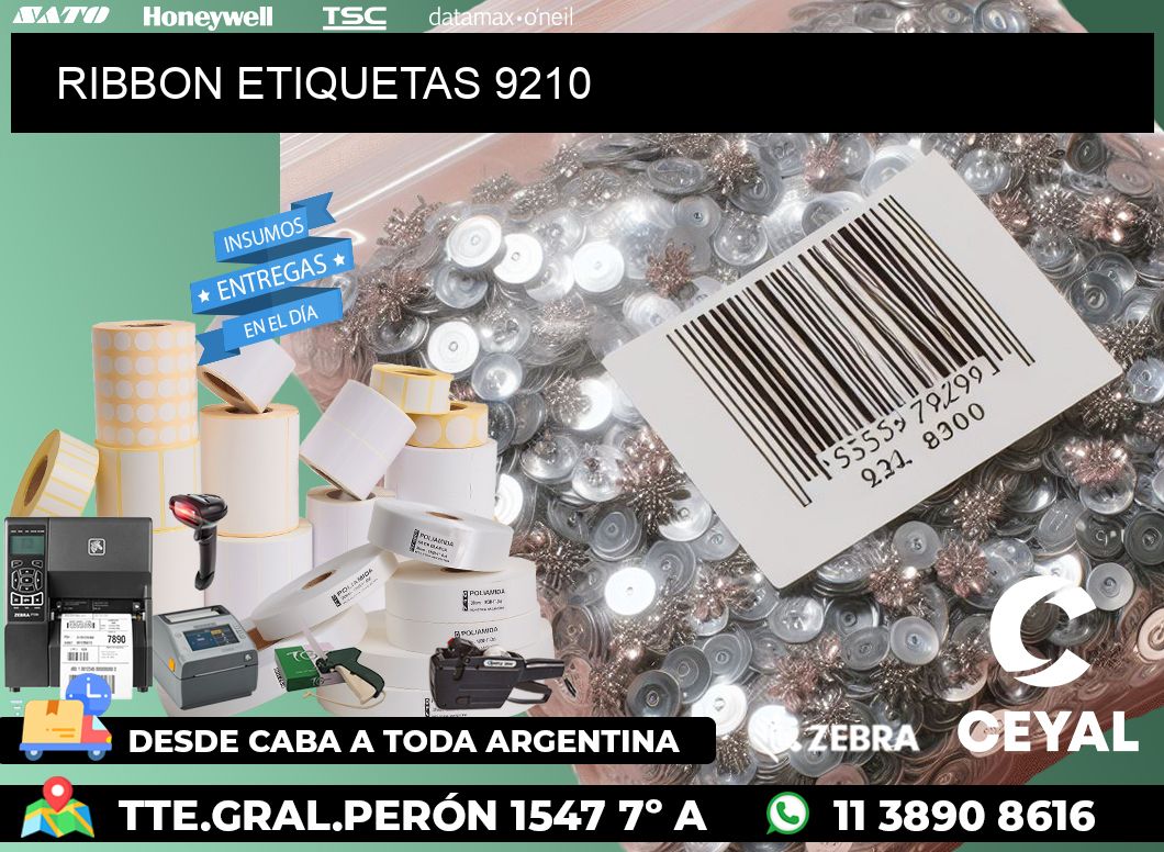 RIBBON ETIQUETAS 9210